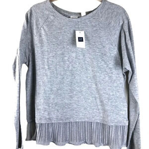 GAP NWT GIRLS GRAY SHIRT TOPS SUMMER SPRING WINTER FALL SHIRTS NEW TOP SIZE M 8